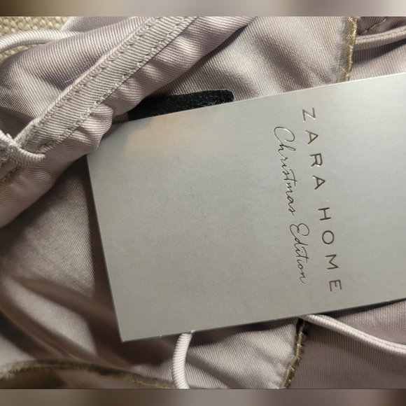 NWT Sz M silver Zara sleep dress w/rhinestone detail - Picture 5 of 6